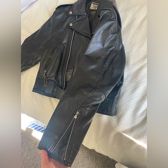| Authentic REAL Leather Jacket! | “Dallas Premium Leather” | Made in USA | - Picture 3 of 15